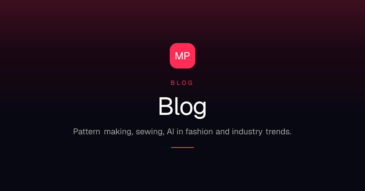 Pattern making · MPattern Blog
